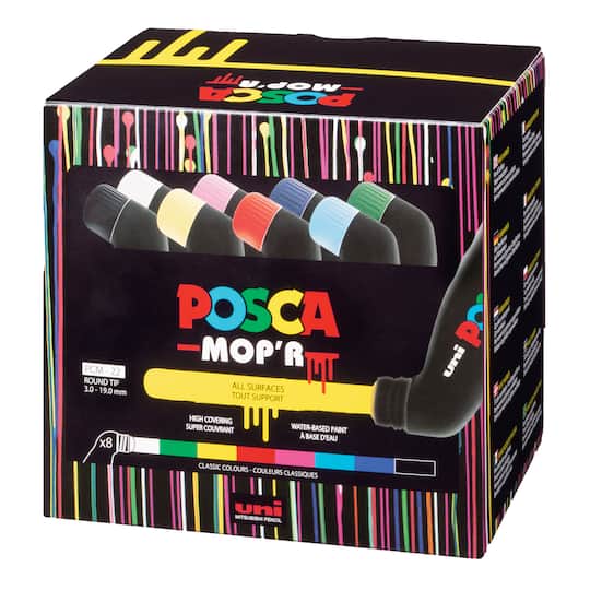 POSCA MOP&#x27;R Classic Colors Paint Marker Set